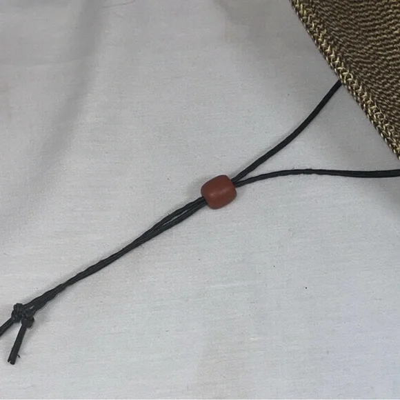 Caribbean Joe Sun Hat w/Chin Strap-Natural Color-one size-Packable-4.5 Inch Brim - Picture 7 of 10